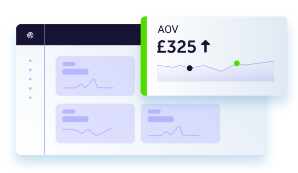 platform dashboard featuring graphs with increased statistics.