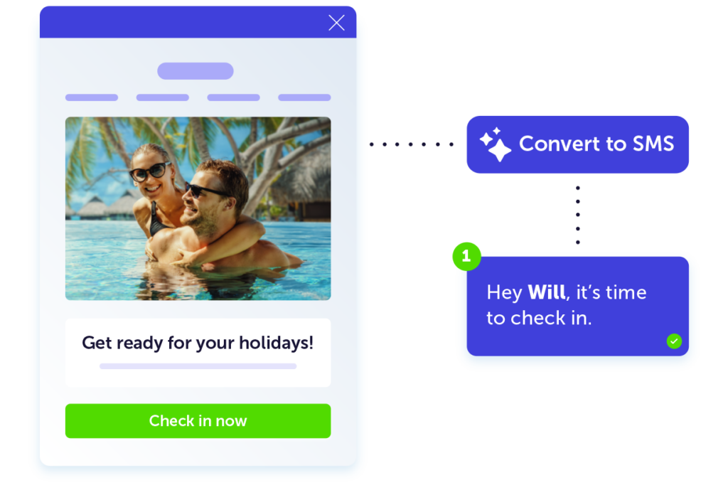 Dotdigital tool: Email to SMS marketing tool