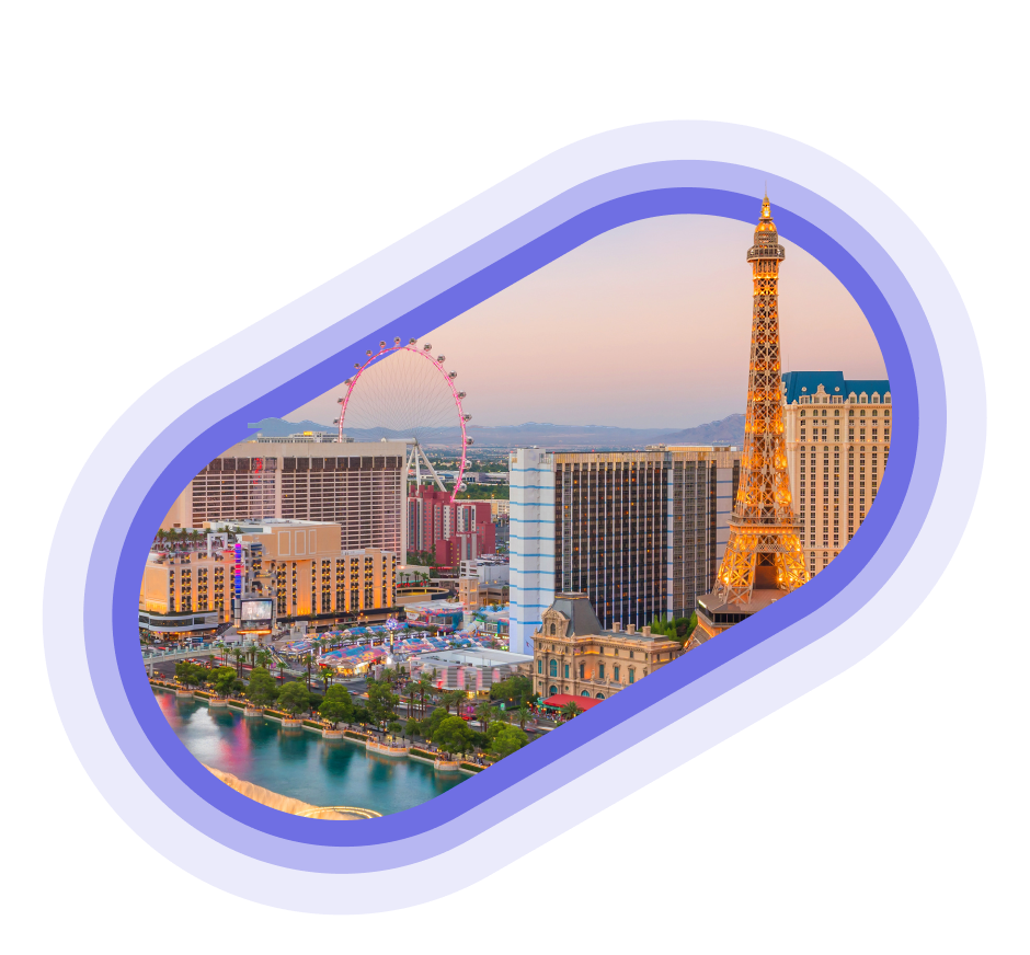 Skyline of Los Vegas Strip