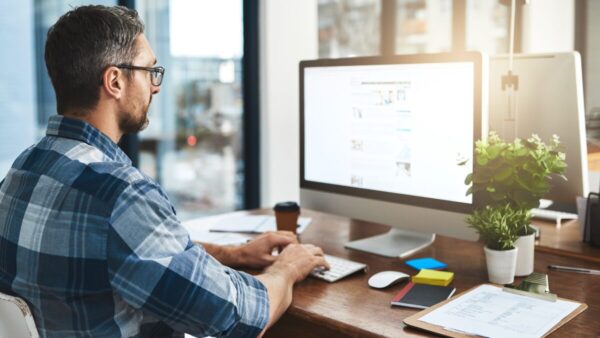 MArketer looking at email design to generate engagement