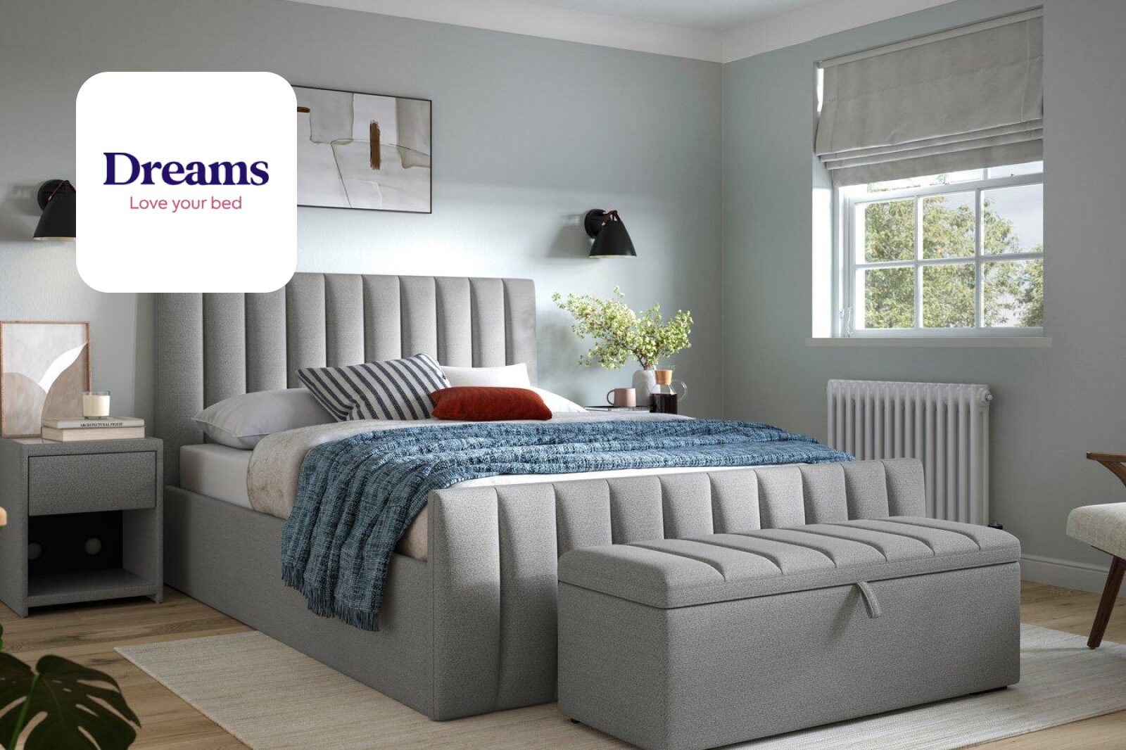 Dreams bed in bedroom