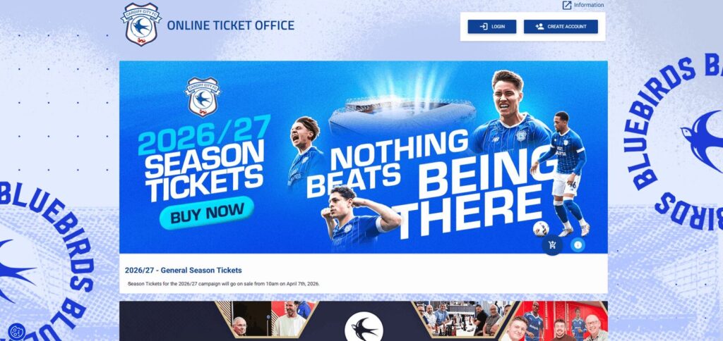 Personalization example of Cardiff City FC
