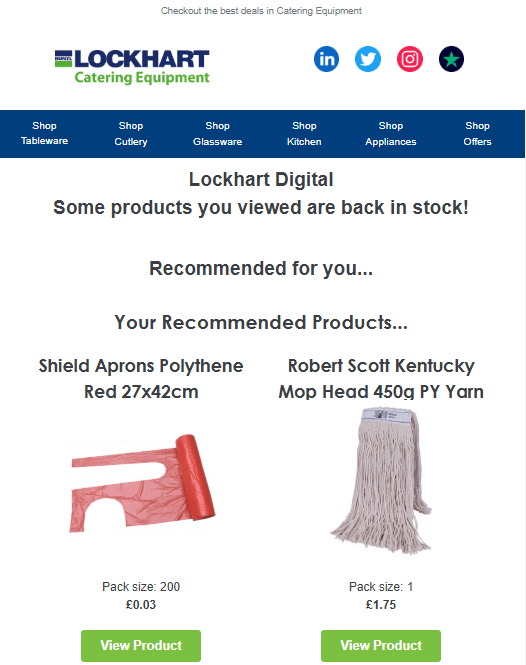 Example of Lockhart advanced personalization