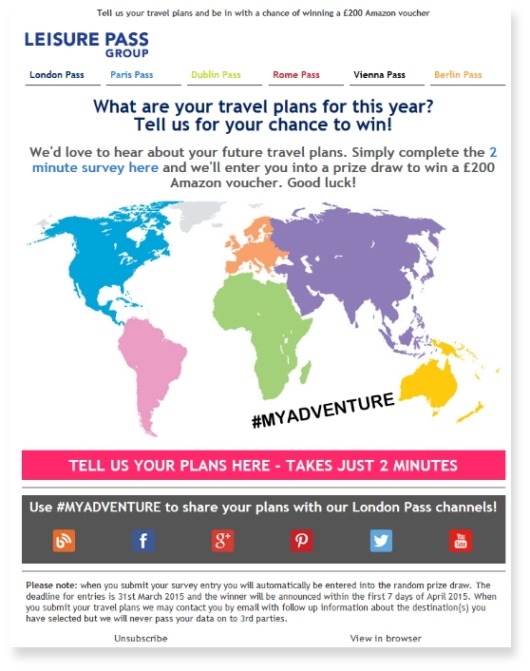 Leisure Pass Case Study Email 6 | dotdigital