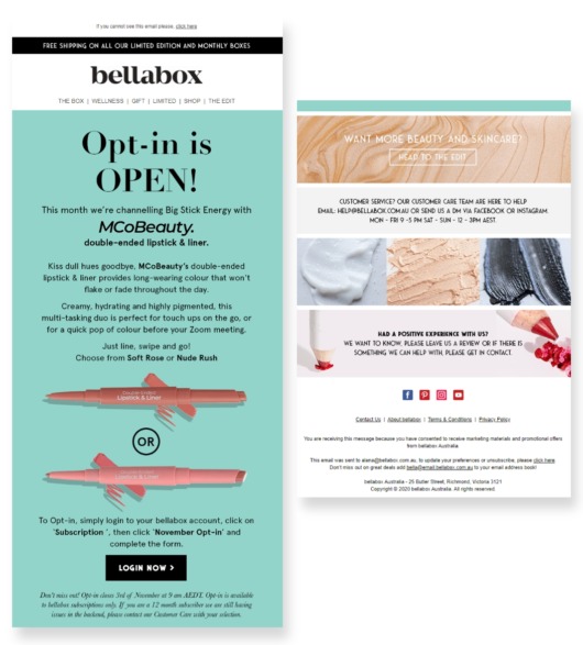 dotdigital Case Study - Bellabox results