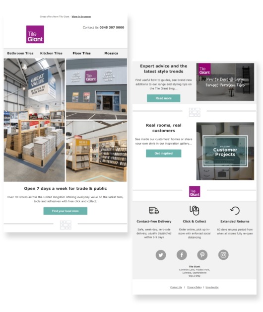 Tile Giant case study | dotdigital