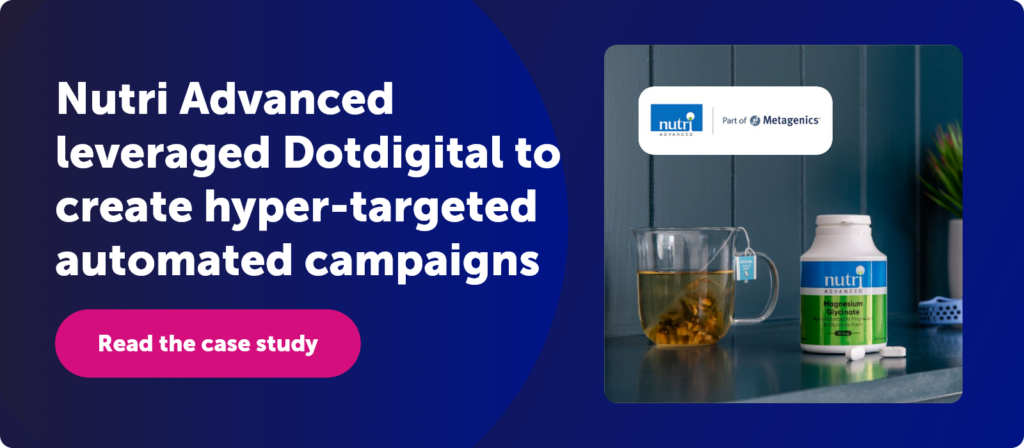 Nutri Advanced case study CTA