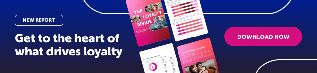 Customer loyalty report CTA banner