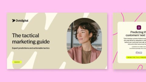 Cover of Dotdigital's tactical marketing guide