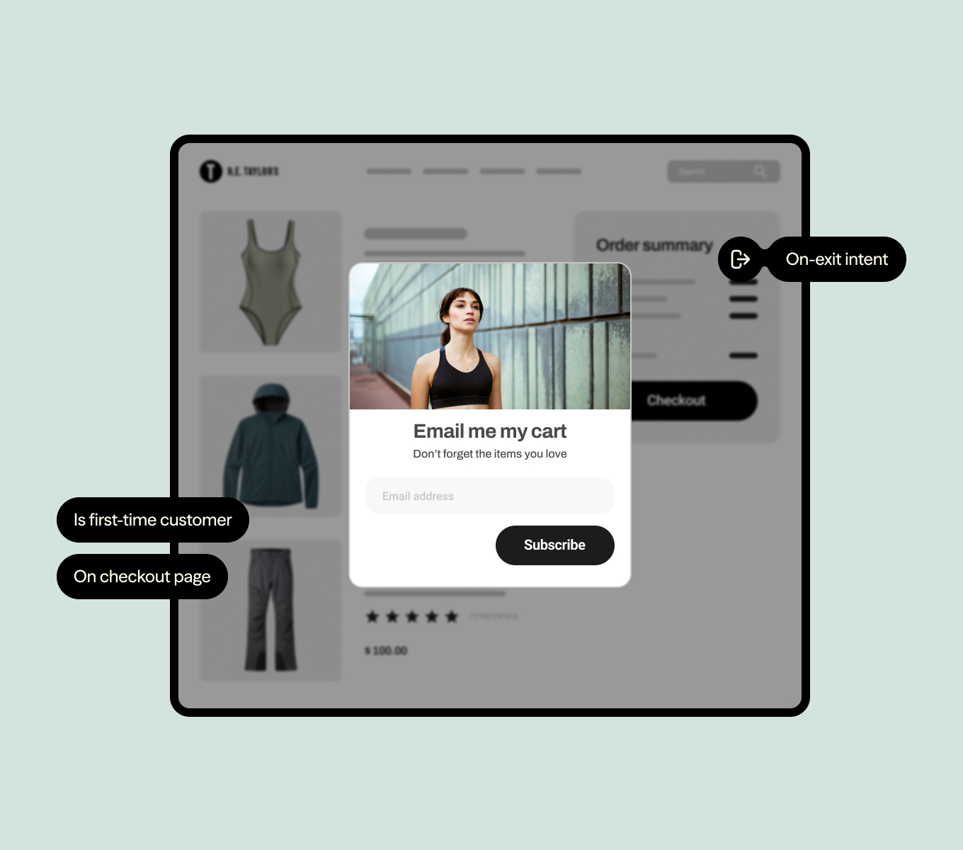 personalized popups