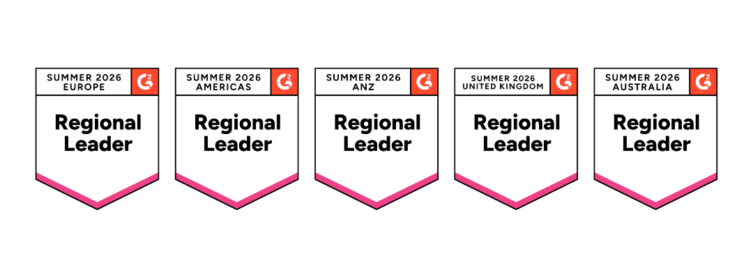 G2 badges highlighting Dotdigital as a regional leader