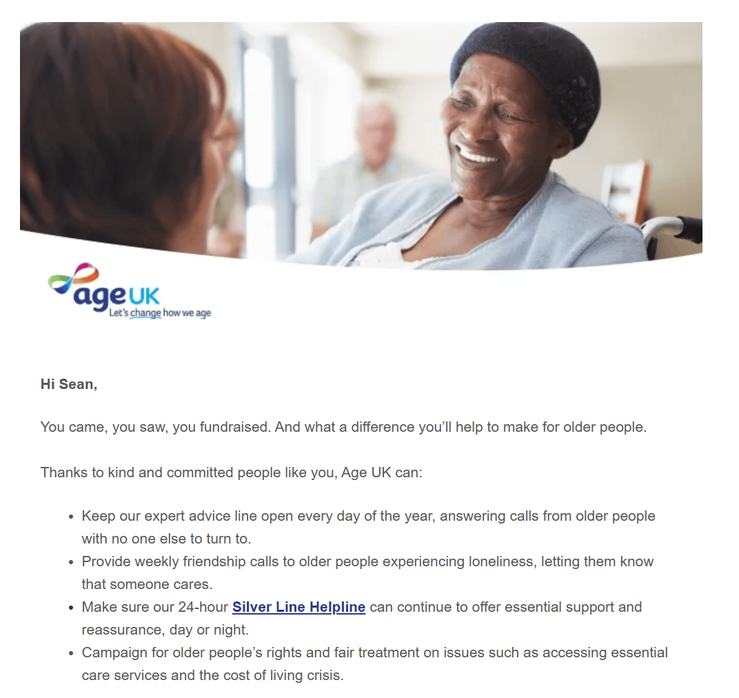 Age UK's dynamic block example 2