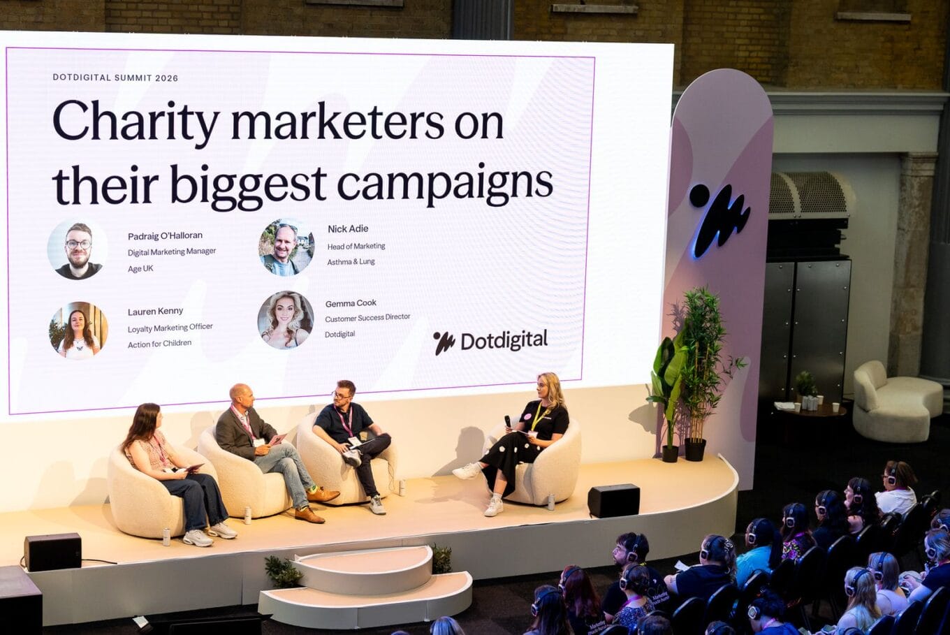 Charity summit panel talk